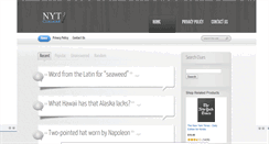Desktop Screenshot of newyorktimescrosswordanswers.com